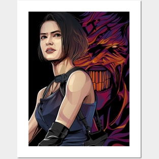 Jill Valentine RE 3 Posters and Art